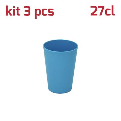 Bicchiere Classic 27cl Kit 3pcs Turchese