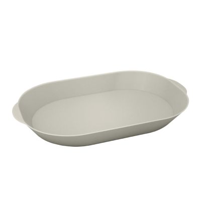 Vassoio Ovale Swim Bianco Panna