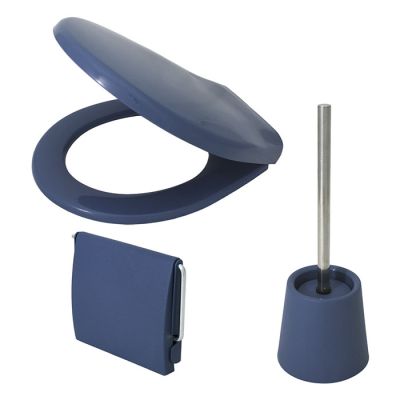 Kit Wc 3pcs Design Blu Avio