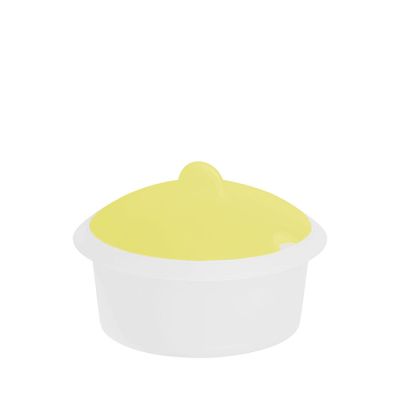 Formaggiera/Zuccheriera Coperchio Giallo Pastello