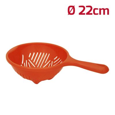 Scolapasta King Con Manico Arancio