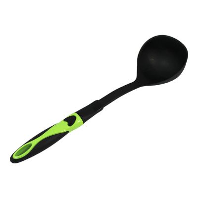 Mestolo Nero Manico Verde Lime