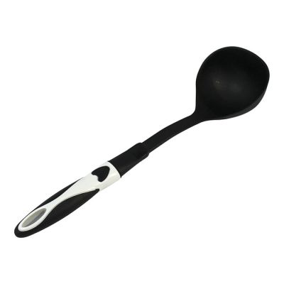 Mestolo Nero Manico Bianco