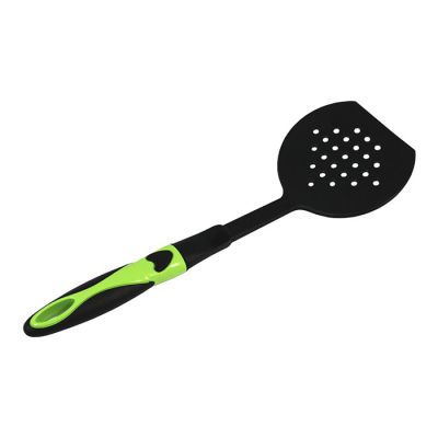 Pala Hamburger Nero Manico Verde Lime