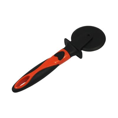 Taglia Pizza Nero Manico Arancio