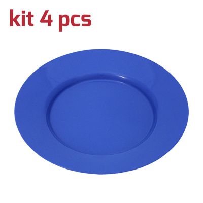 Piatto Classic D24cm Kit 4pcs Azzurro