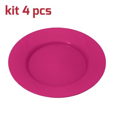 Piatto Classic D24cm Kit 4pcs Magenta