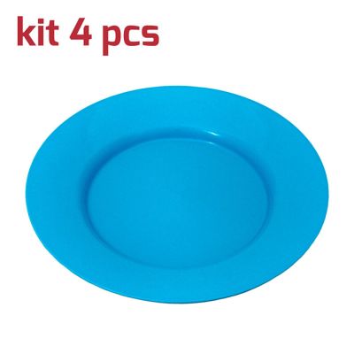 Piatto Classic D24cm Kit 4pcs Turchese