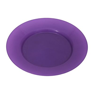 Piatto Classic D24cm Kit 4pcs Viola Trasparente