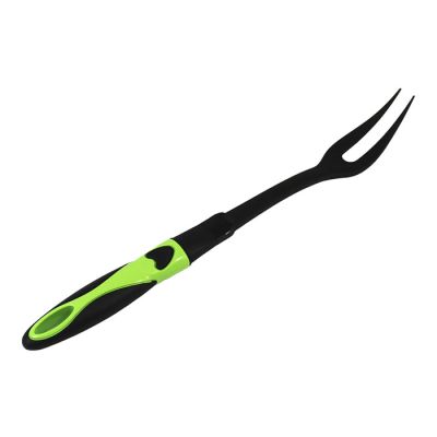 Forchettone Nero Manico Verde Lime