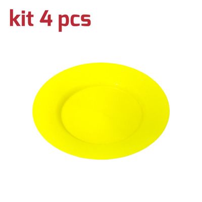Piatto Classic D19cm Kit 4pcs Giallo Vivo
