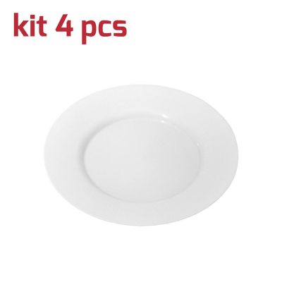 Piatto Classic D19cm Kit 4pcs Bianco