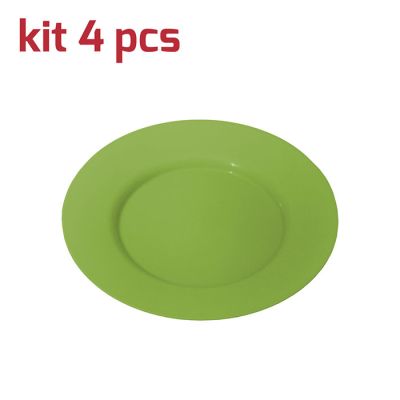 Piatto Classic D19cm Kit 4pcs Verde Oliva
