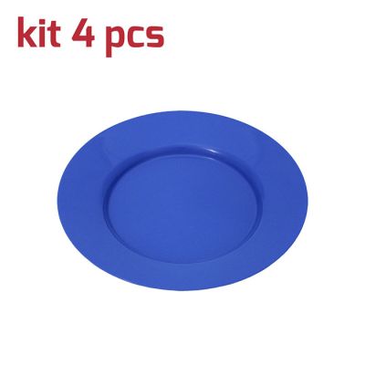 Piatto Classic D19cm Kit 4pcs Azzurro