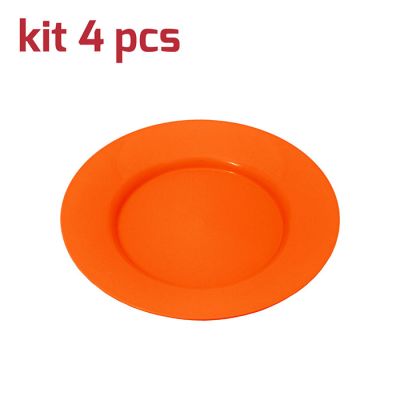 Piatto Classic D19cm Kit 4pcs Arancio