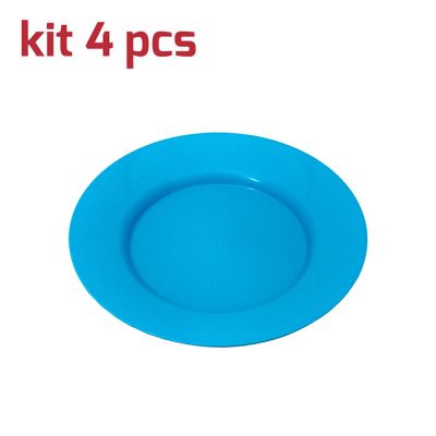 Piatto Classic D19cm Kit 4pcs Turchese
