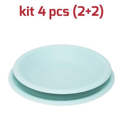 Piatti Elegance Kit 2Piani+2Fondi Carta Zucchero