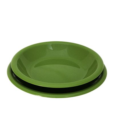 Piatti Elegance Kit 2Piani+2Fondi Verde Oliva