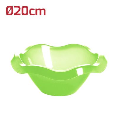 Insalatiera Flower Medium D20cm Verde Trasparente