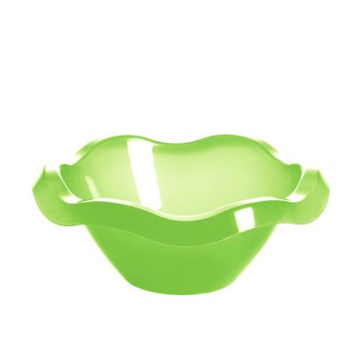 Insalatiera Flower Medium D20cm Verde Trasparente