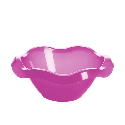 Insalatiera Flower Medium D20cm Fucsia Trasparente