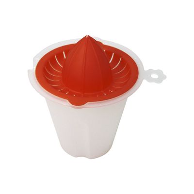 Spremiagrumi Trasparente e Arancio