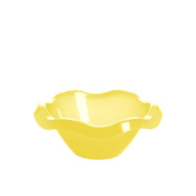 Coppetta Flower D14,5cm Giallo Trasparente