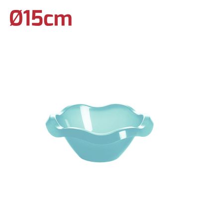 Coppetta Flower D14,5cm Azzurro Trasparente