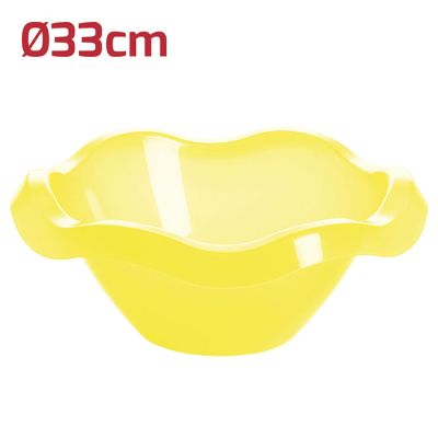 Insalatiera Flower Big D33cm Giallo Trasparente