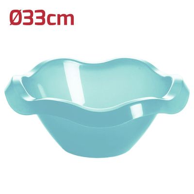 Insalatiera Flower Big D33cm Azzurro Trasparente