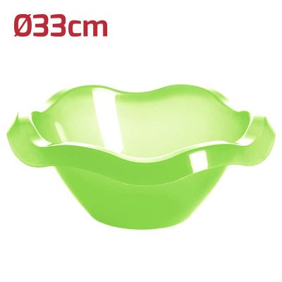 Insalatiera Flower Big D33cm Verde Trasparente