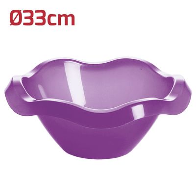 Insalatiera Flower Big D33cm Viola Trasparente