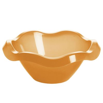 Insalatiera Flower Big D33cm Arancio Trasparente
