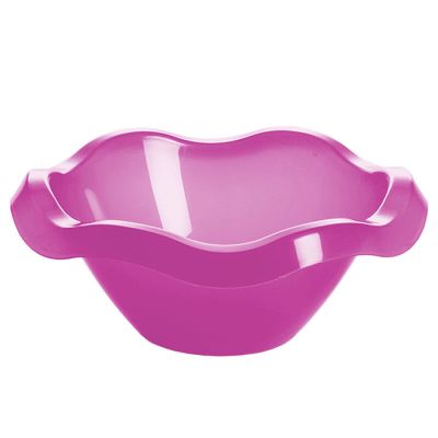 Insalatiera Flower Big D33cm Fucsia Trasparente
