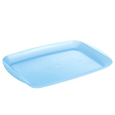 Vassoio Max 45x31Cm Azzurro Trasparente