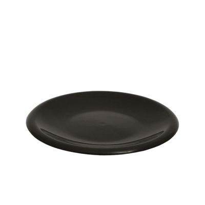 Piatto Elegance D19cm Kit 4pcs Nero Caldo