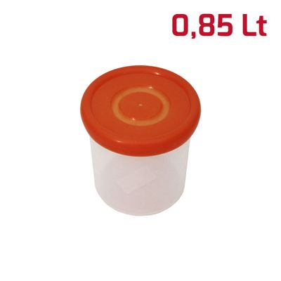 Barattolo Easy Tondo Big D12xH13cm Arancio