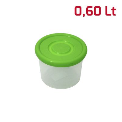 Barattolo Easy Tondo Small D12xH9cm Verde Lime