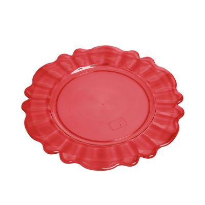 Sottopiatto Nobles Rosso Trasparente