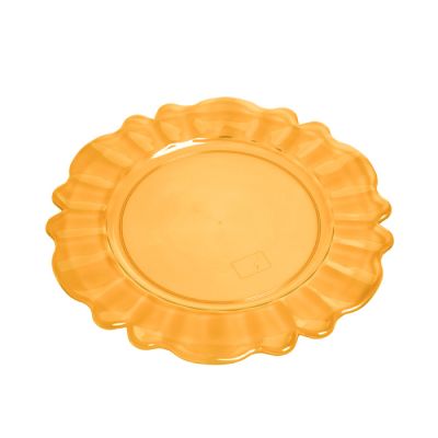 Sottopiatto Nobles Arancio Trasparente