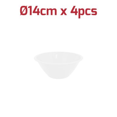 Kit 4pz Coppetta Mediterranea D.12 Bianco