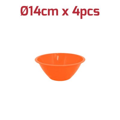 Kit 4pz Coppetta Mediterranea D.12 Arancione