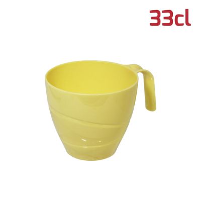Tazza Allegra con Manico PP Giallo Pastello
