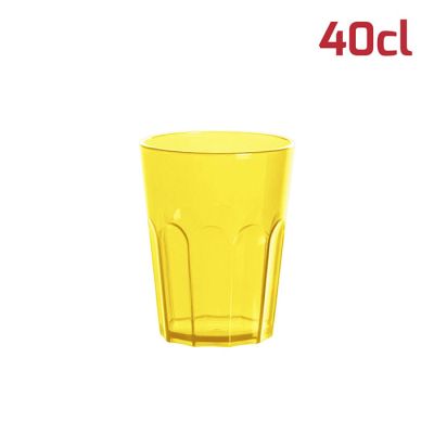 Bicchiere American 40cl Giallo Trasparente