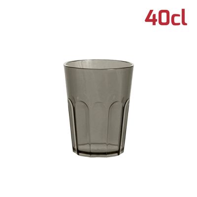 Bicchiere American 40cl Nero Trasparente