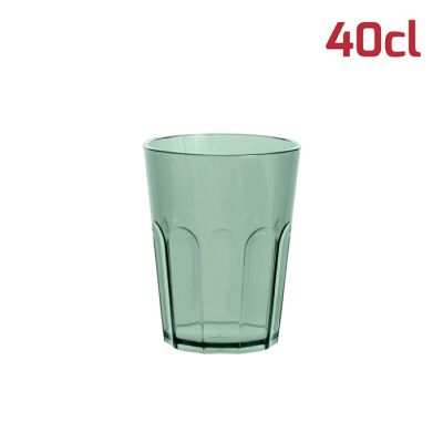 Bicchiere American 40cl Verde Salvia Trasparente