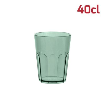 Bicchiere American 40cl Verde Salvia Trasparente
