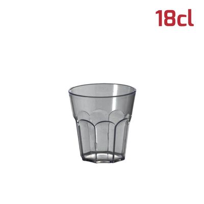 Bicchiere American Small 18cl Antracite Trasp.