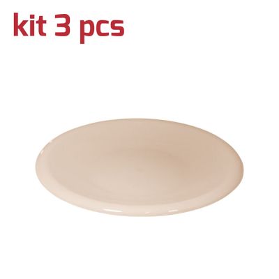 Piatto Dessert Elegance D19CM 3pcs Rosa Antico