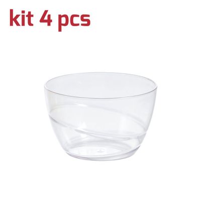 Coppetta Allegra D9,5cm Kit 4pcs Trasparente